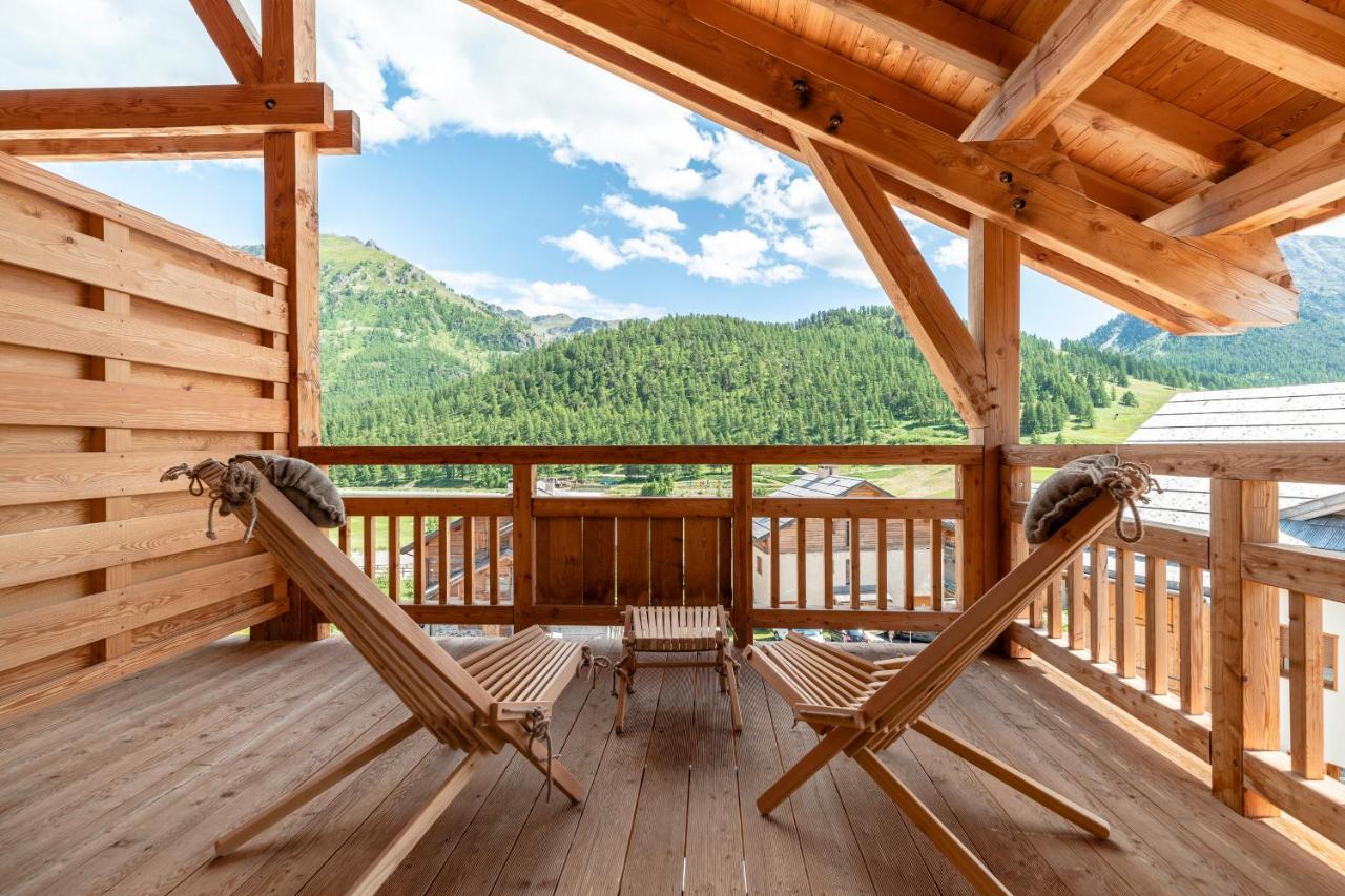 Montgenèvre Le Chalet Blanc Hotel & Spa מראה חיצוני תמונה