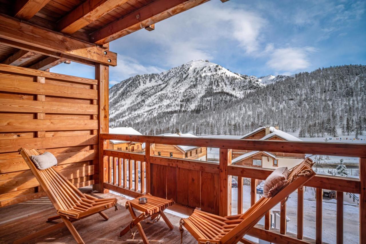 Montgenèvre Le Chalet Blanc Hotel & Spa מראה חיצוני תמונה